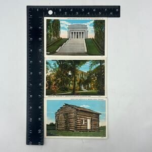 3 Postcards 1920s - 40s Hodgenville & Lexington Kentucky by CT Co. Chicago